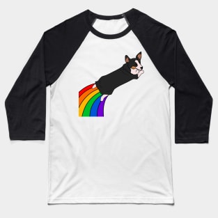 Rainbow Corgi Baseball T-Shirt